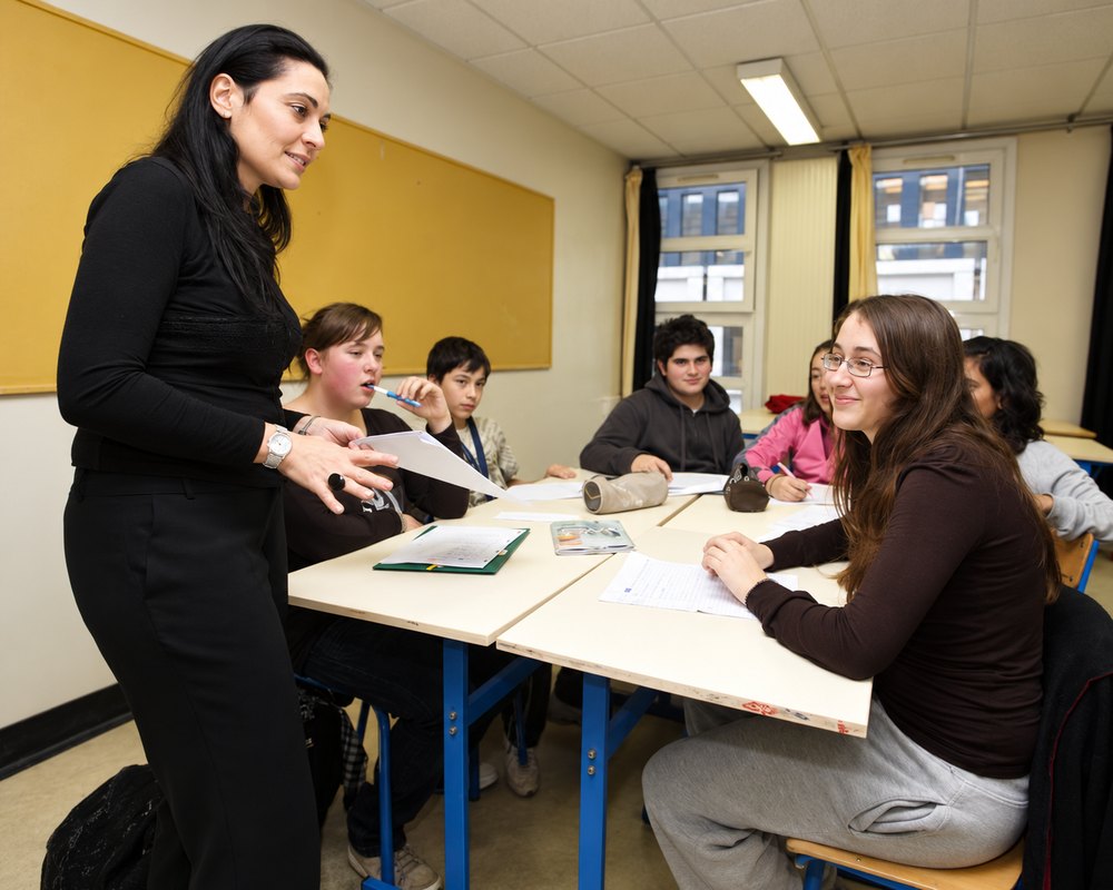 Cours d'égalité de Paroles de femmes dans un collège