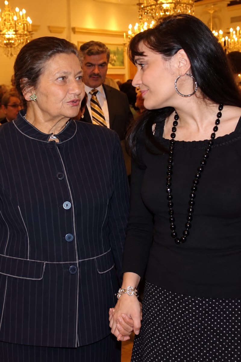 Avec Simone Veil